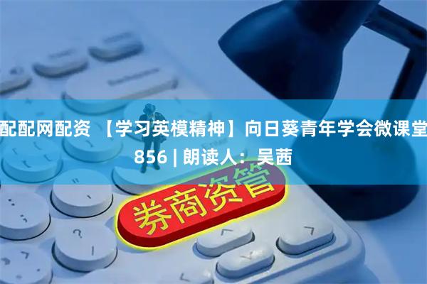 配配网配资 【学习英模精神】向日葵青年学会微课堂856 | 朗读人：吴茜